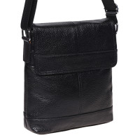 Мужская кожаная сумка Borsa Leather K13822-black