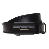 Кожаный ремень с пряжкой автомат Borsa Leather v1genav11