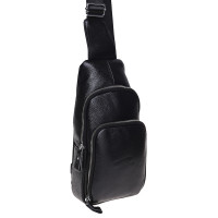 Мужской кожаный рюкзак Borsa Leather K15058-black