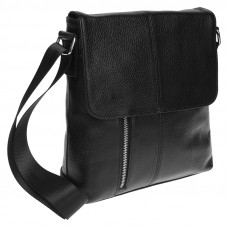 Мужская кожаная сумка Borsa Leather K15103-black