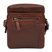 Мужская кожаная сумка Ricco Grande 1FSL-931-brown