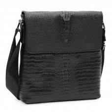 Мужская кожаная сумка Keizer K18159bl-black