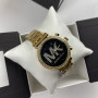 Качественные женские часы Michael Kors люкс реплика золотистые серебристые