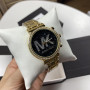 Качественные женские часы Michael Kors люкс реплика золотистые серебристые
