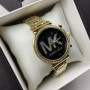 Качественные женские часы Michael Kors люкс реплика золотистые серебристые