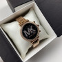 Качественные женские часы Michael Kors люкс реплика золотистые серебристые Розово-серебристый
