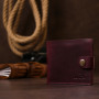 Женское винтажное портмоне Shvigel 16457 Бордовый