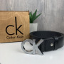 Женский кожаный ремень в стиле Кельвин Кляйн,  поясной из натуральной кожи CK Calvin Klein