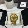 Качественные мужские механические часы Winner GMT-1159 Gold золото,наручные часы Виннер скелетон 2022