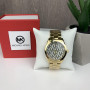 Женские наручные часы Michael Kors качественные реплика Майкл Корс люкс качество Желтое золото