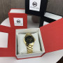 Женские наручные часы Michael Kors качественные реплика. Брендовые часы с браслет золотистые серебристые
