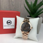 Женские наручные часы Michael Kors качественные реплика. Брендовые часы с браслет золотистые серебристые Розовое золото