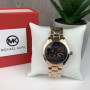 Женские наручные часы Michael Kors качественные реплика. Брендовые часы с браслет золотистые серебристые Розовое золото