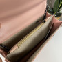 Женская мини сумочка клатч в стиле Pinko черная с птичками. Маленькая сумка на цепочке с птицами Пинко реплика Розовый