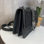 Женская мини сумочка клатч с птичками Pinko капелька, Маленькая сумка на цепочке с птицами Пинко капля