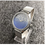Женские наручные часы Guess копия Серебро с синим
