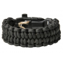 Браслет выживания из паракорда Петли LeCord Survival Bracelet Black