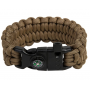 Браслет выживания из паракорда Петли LeCord Survival Bracelet Coyote Brown