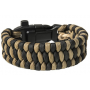 Браслет выживания из паракорда Трилобит LeCord Survival Bracelet Black/Coyote Brown