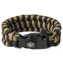 Браслет выживания из паракорда Трилобит LeCord Survival Bracelet Black/Coyote Brown