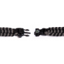 Браслет выживания из паракорда Трилобит LeCord Survival Bracelet Black/Grey
