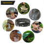 Браслет выживания из паракорда Трилобит LeCord Survival Bracelet Black/Grey