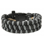 Браслет выживания из паракорда Трилобит LeCord Survival Bracelet Black/Grey