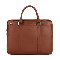 Мужская сумка Polo Vicuna коричневая (6610-4-BR)