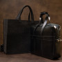 Сумка-портфель из натуральной кожи GRANDE PELLE 11442 Черный