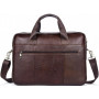 Сумка вместительная Vintage 14641 кожаная Коричневая