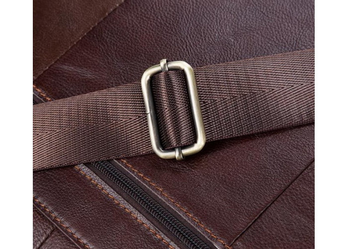 Сумка вместительная Vintage 14641 кожаная Коричневая