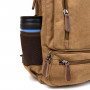 Рюкзак текстильный дорожный унисекс на два отделения Vintage 20614 Песочный