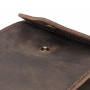 Бумажник горизонтальный в коже Crazy horse Vintage 14975 Коричневый