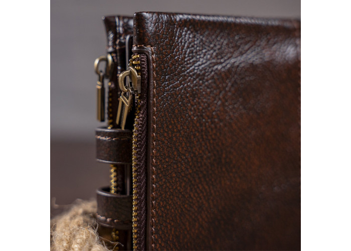 Кошелек Vintage 14602 кожаный Коричневый