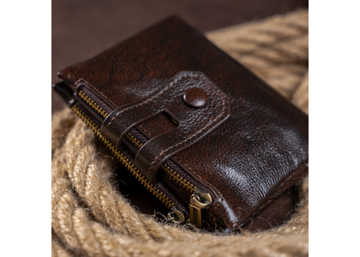 Кошелек Vintage 14602 кожаный Коричневый