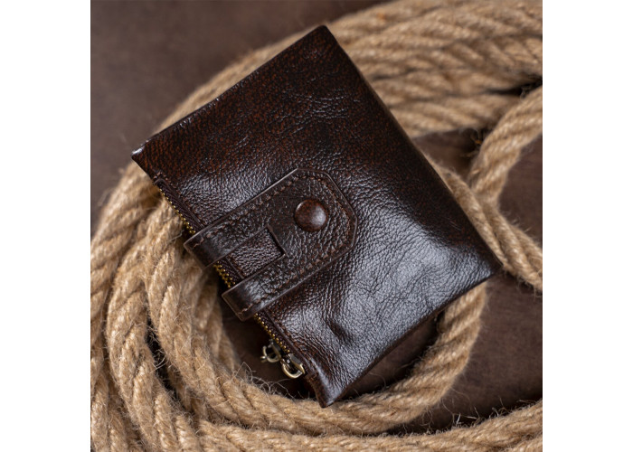 Кошелек Vintage 14602 кожаный Коричневый