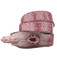 Ремень SNAKE LEATHER 18592 из натуральной кожи кобры Розовый Ремень SNAKE LEATHER 18592 из натуральной кожи кобры Розовый