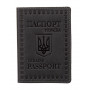 Кожаная обложка для паспорта европейского качества Shvigel 16132 Серый