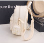 Женский городской рюкзак с брелком мини рюкзачок, набор 2 в 1 рюкзачек + ключница кошелек