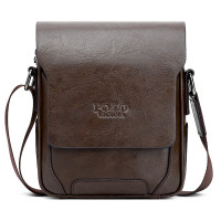 Мужская сумка через плечо Polo Vicuna коричневая (1003-BR)