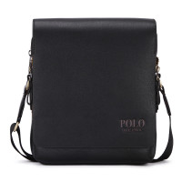 Мужская сумка Polo Vicuna черная (8802-2-BL)