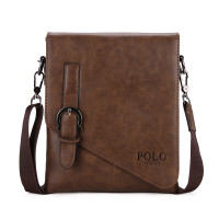 Мужская сумка Polo Vicuna коричневая (8838-1-BR)