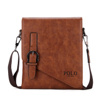 Мужская сумка Polo Vicuna светло-коричневая (8838-2-KH)