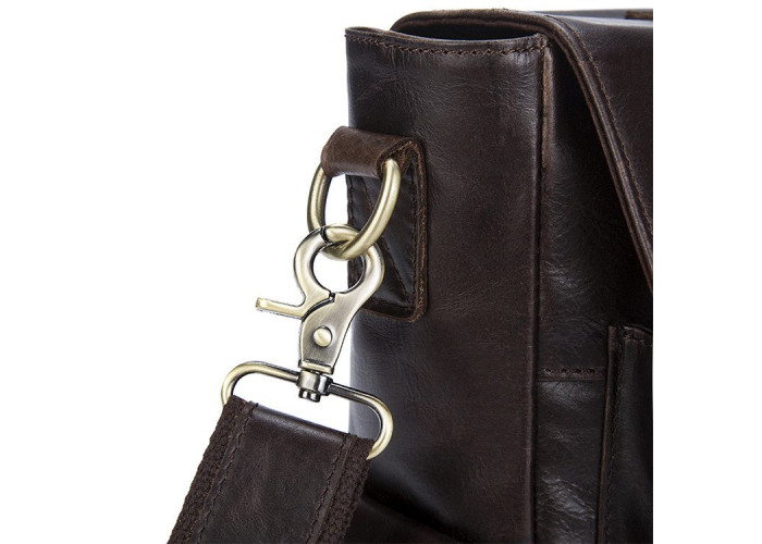 Портфель деловой мужской под ноутбук Vintage 14749 Коричневый