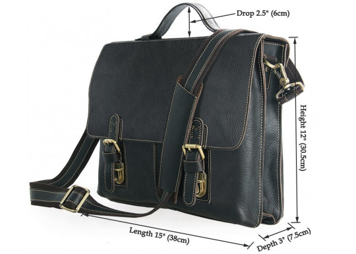 Портфель Vintage 14248 Черный