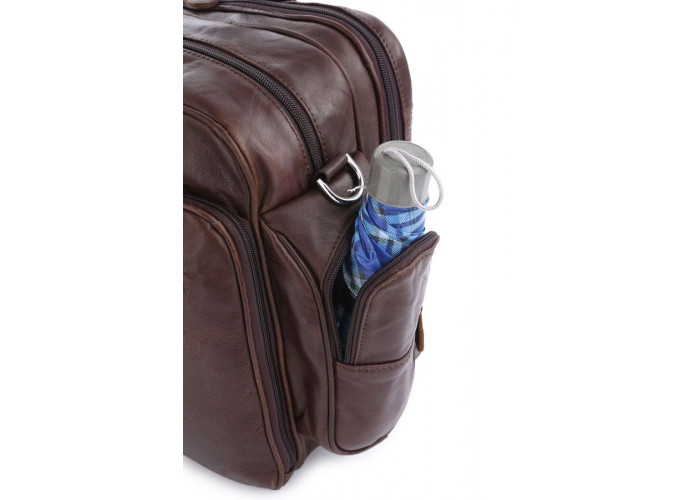 Сумка дорожная Vintage 14055 Коричневая