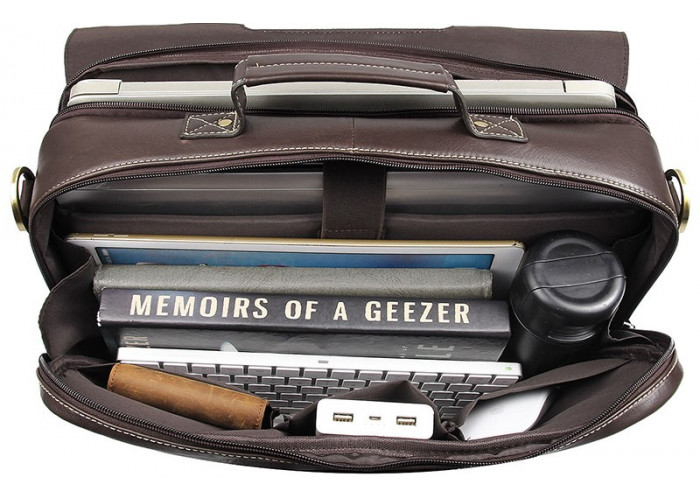 Сумка мужская Vintage 14617 коричневая