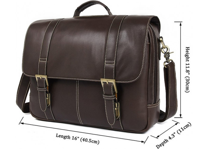 Сумка мужская Vintage 14617 коричневая