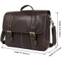 Сумка мужская Vintage 14617 коричневая