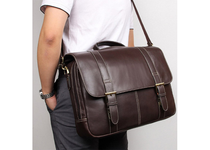 Сумка мужская Vintage 14617 коричневая